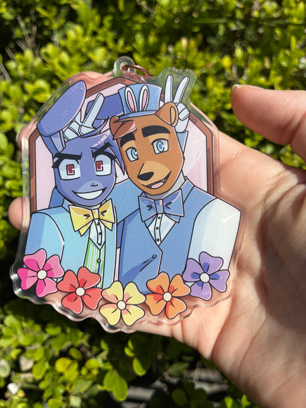 FNaF Bon and Freddy Spring Keychain LIMITED EDITION