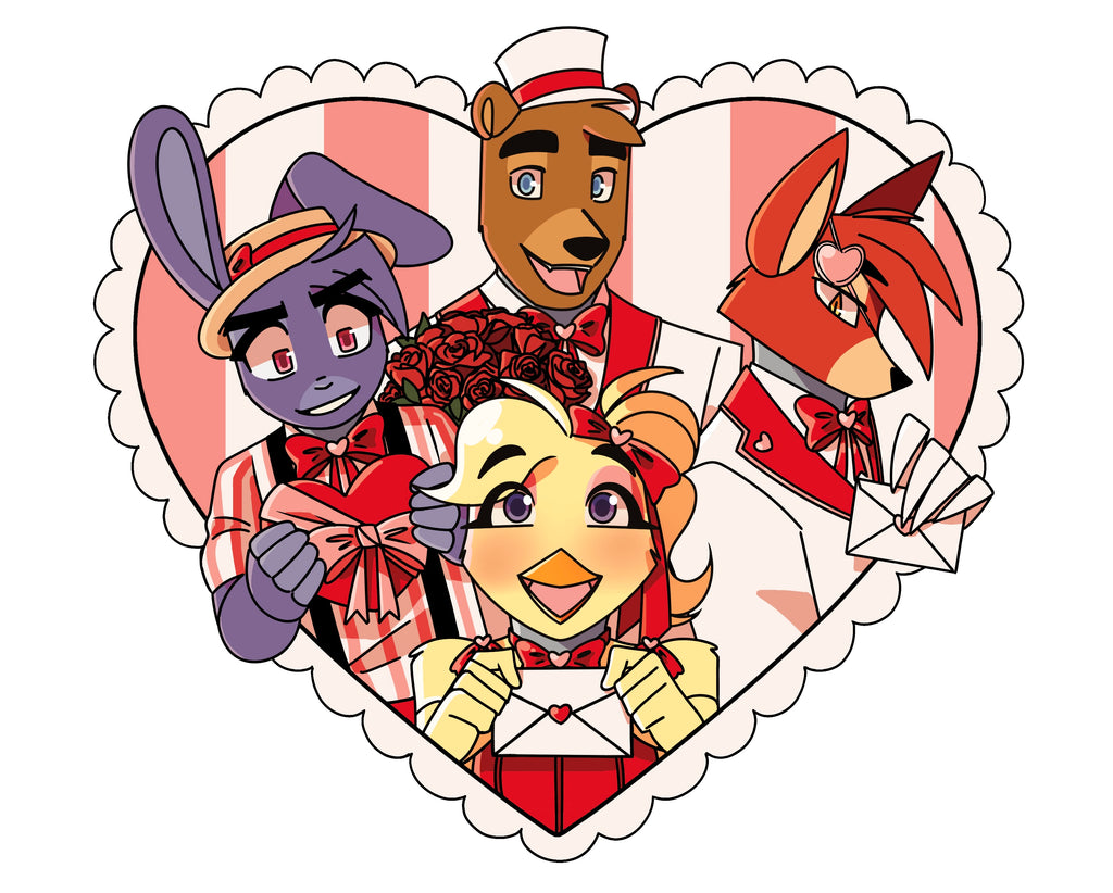 FNaF Valentines Keychain 2026 LIMITED EDITION
