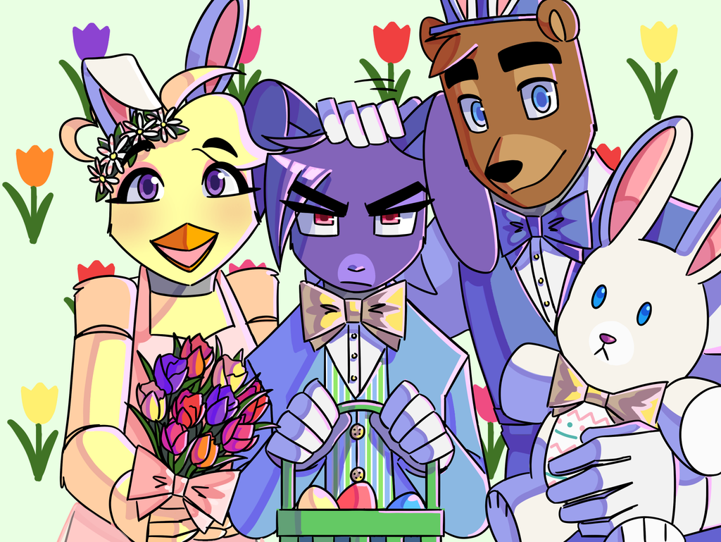 FNaF Spring Easter Print